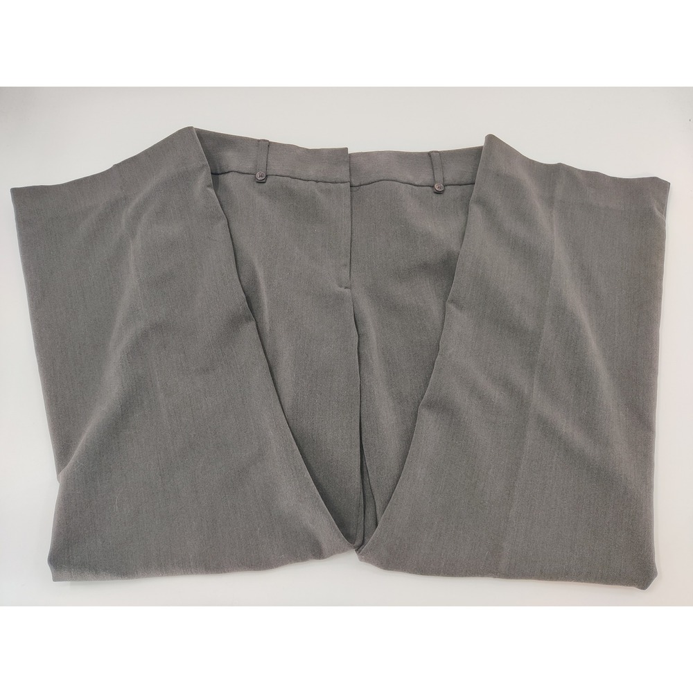 George Stretch Women's Dark Gray Career Dress Pants Size 16‎ Average
